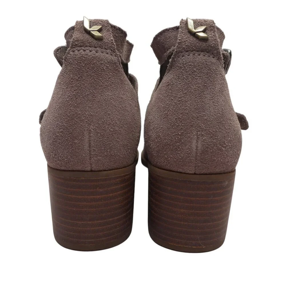 Koolabura by UGG Sophy Suede Open Toe Shootie Ankle Bootie Womens 6.5